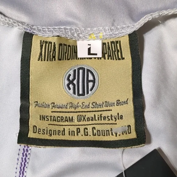 XOA Xtraordinary Apparel purple leggings size Large - Picture 5 of 13